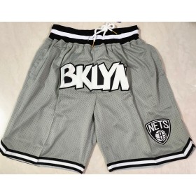 NBA Brooklyn Nets Män Fickor Shorts M002 Swingman